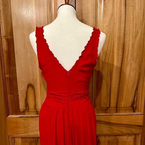 Emporio Armani - Red Silk Dress - made in Italy - EUC - size 8 - Picture 8 of 16